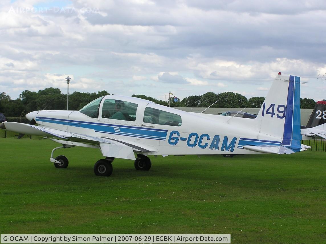 G-OCAM, 1979 Gulfstream American AA-5A Cheetah C/N AA5A-0741, AA-5 at Sywell for the Air Races