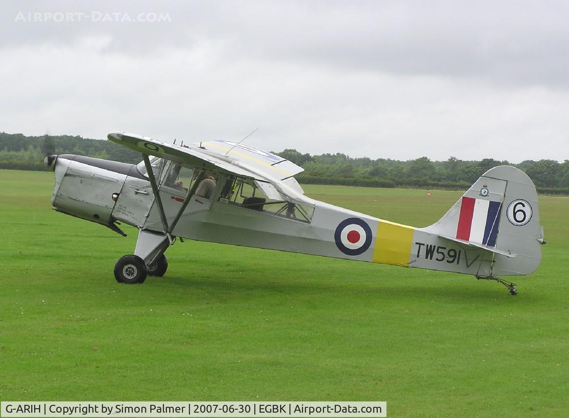 G-ARIH, 1946 Auster 6A Tugmaster C/N 2463, Auster 6A participating in the Sywell Air races
