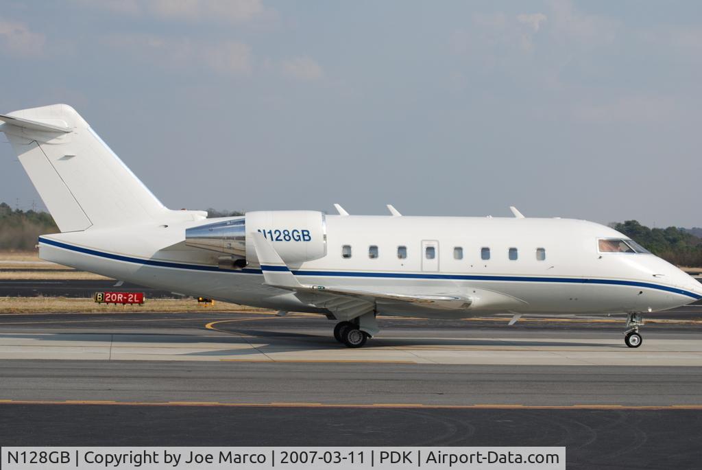 N128GB, 1992 Canadair Challenger 601-3A (CL-600-2B16) C/N 5113, Taken at PDK