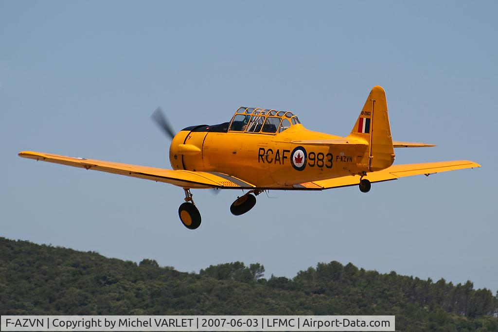 F-AZVN, 1941 North American T-6G Texan C/N 168-87, Le Luc 