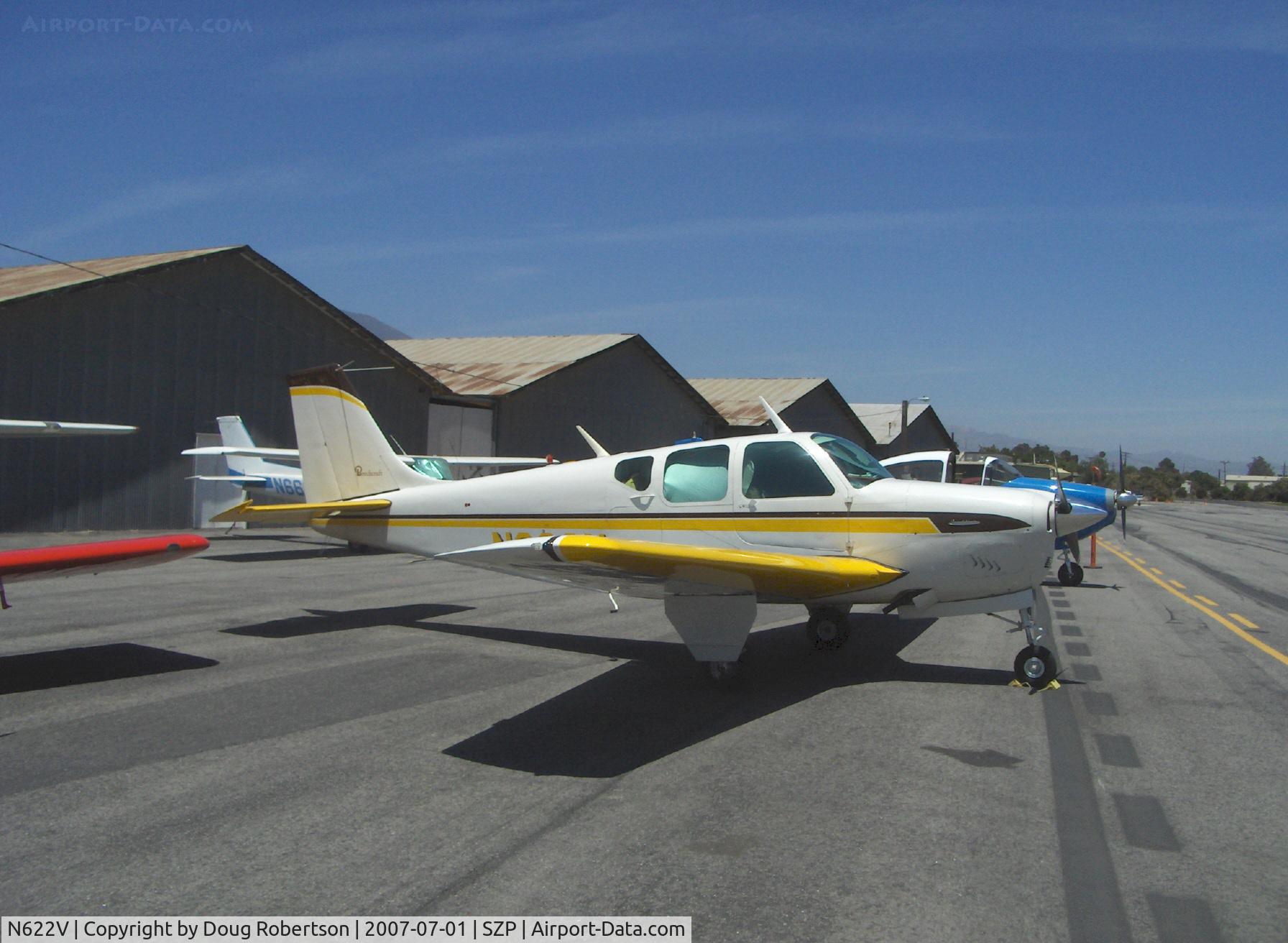 N622V, 1960 Beech 35-33 Debonair C/N CD-45, 1960 Beech 35-33 DEBONAIR, Continental IO-470-J 225 Hp, CS prop