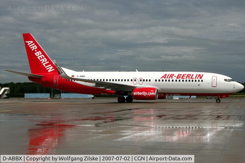 D-ABBX, 2007 Boeing 737-86J C/N 34969, visitor