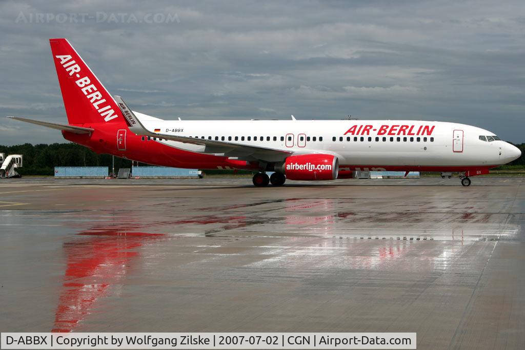 D-ABBX, 2007 Boeing 737-86J C/N 34969, visitor