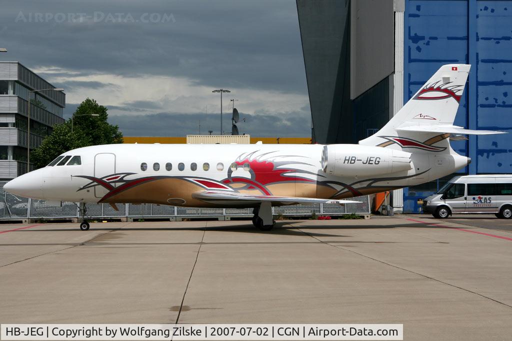 HB-JEG, 2004 Dassault Falcon 2000EX C/N 34, visitor