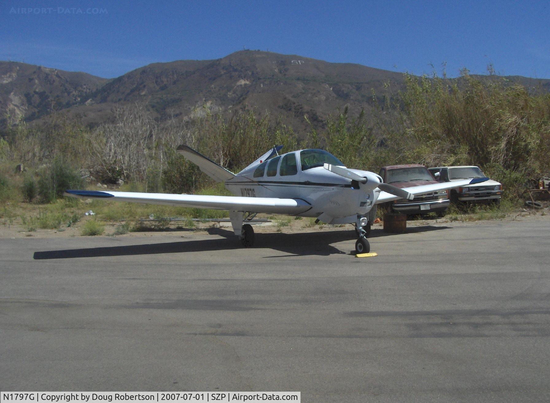 N1797G, 1962 Beech P35 Bonanza C/N D-6975, 1962 Beech P35 BONANZA, Continental IO-470-N 260 Hp