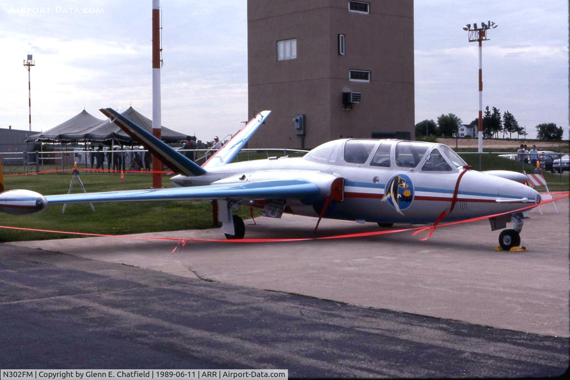 N302FM, 1962 Fouga CM-170R Magister C/N 354, Found on the ramp