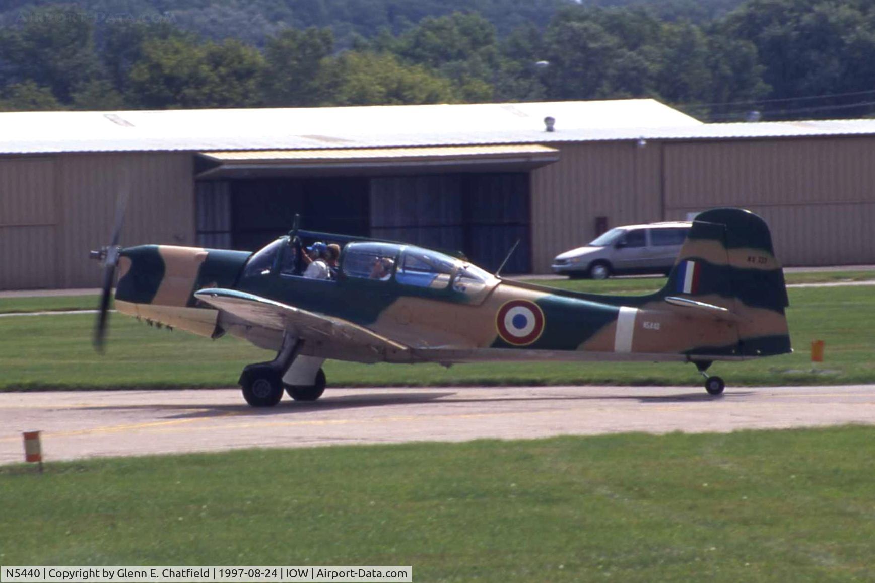 N5440, 1954 Morane-Saulnier MS-733 Alcyon C/N 40, M.S. 733 at the fly in