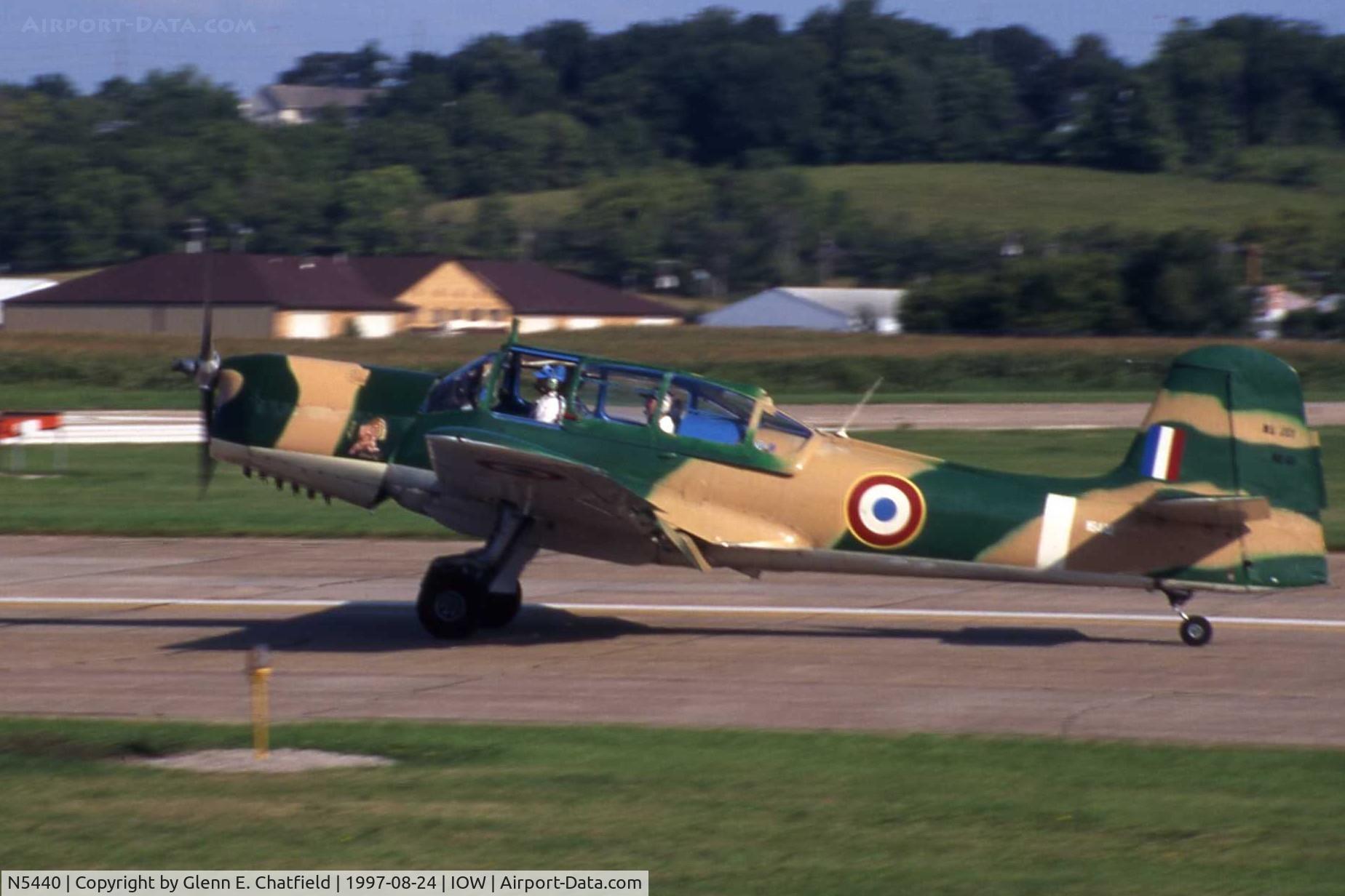 N5440, 1954 Morane-Saulnier MS-733 Alcyon C/N 40, M.S. 733 at the fly in