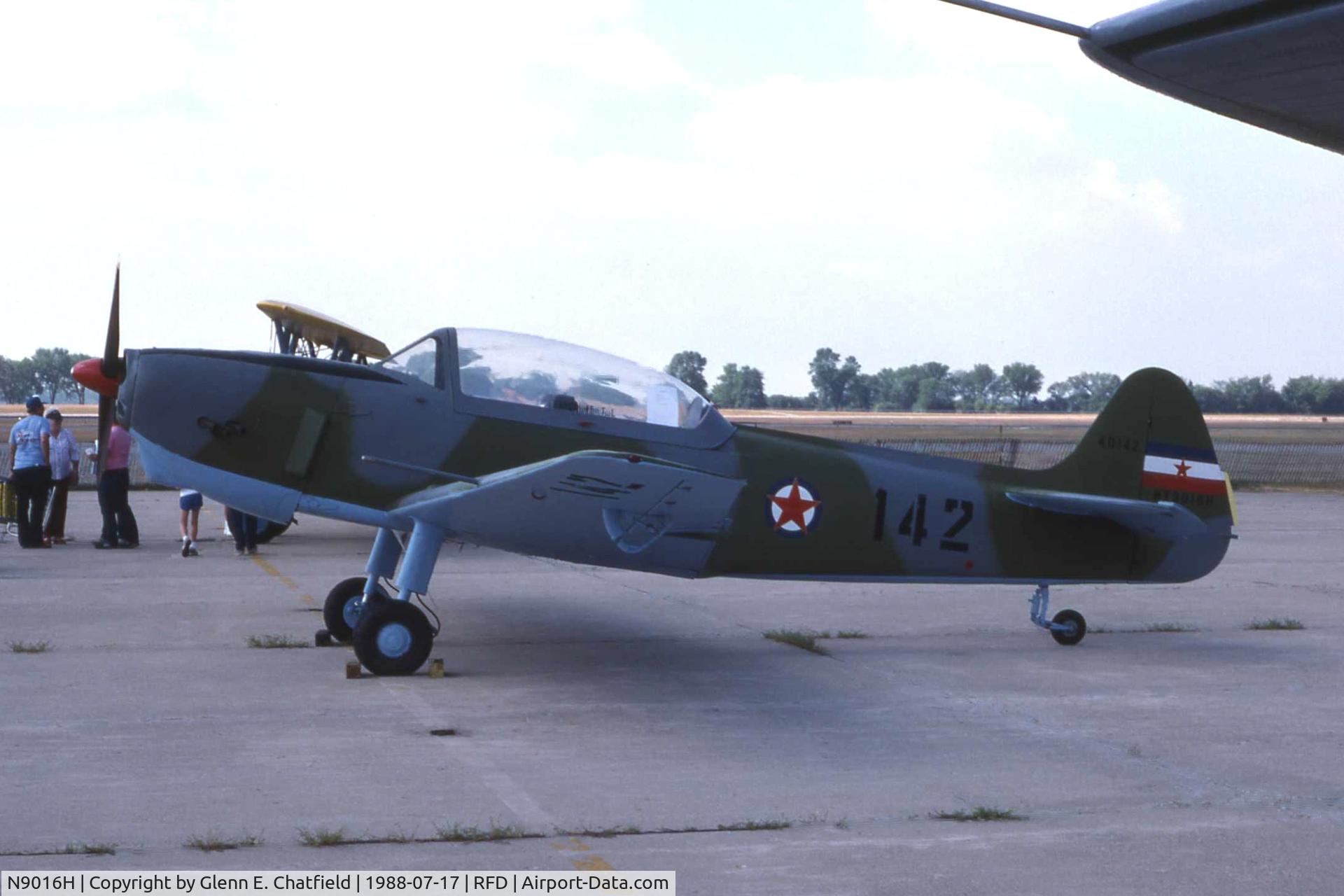N9016H, 1957 Ikrus Utva Aero-3A C/N 042, Yugoslavian bird at the air show