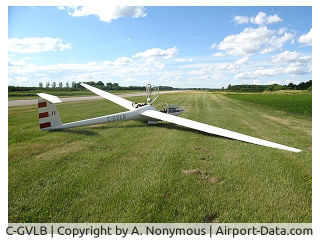C-GVLB, 1978 Glaser-Dirks DG-200 C/N 2 23, Aircraft at Stratford Municipal Airport, Stratford, Ontario, Canada Day 2007.