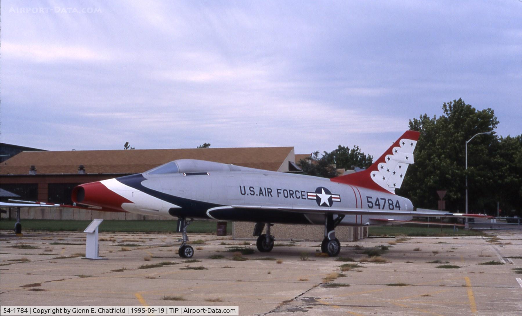 54-1784, 1955 North American F-100C Super Sabre C/N 217-45, F-100C at the Octave Chanute Aviation Center