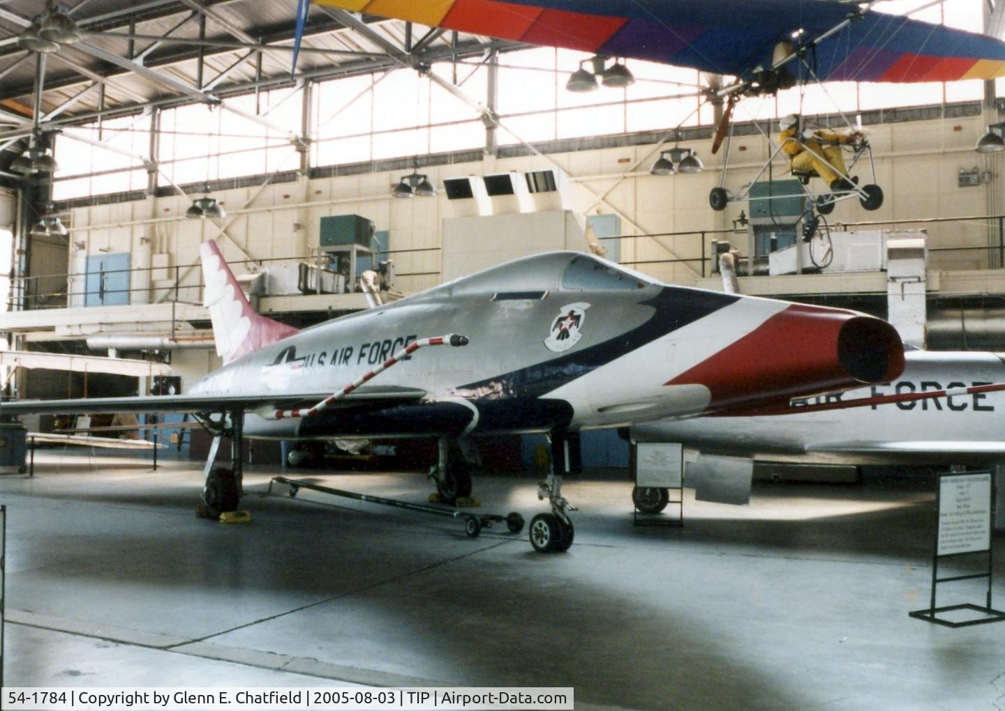 54-1784, 1955 North American F-100C Super Sabre C/N 217-45, F-100C at the Octave Chanute Aviation Center