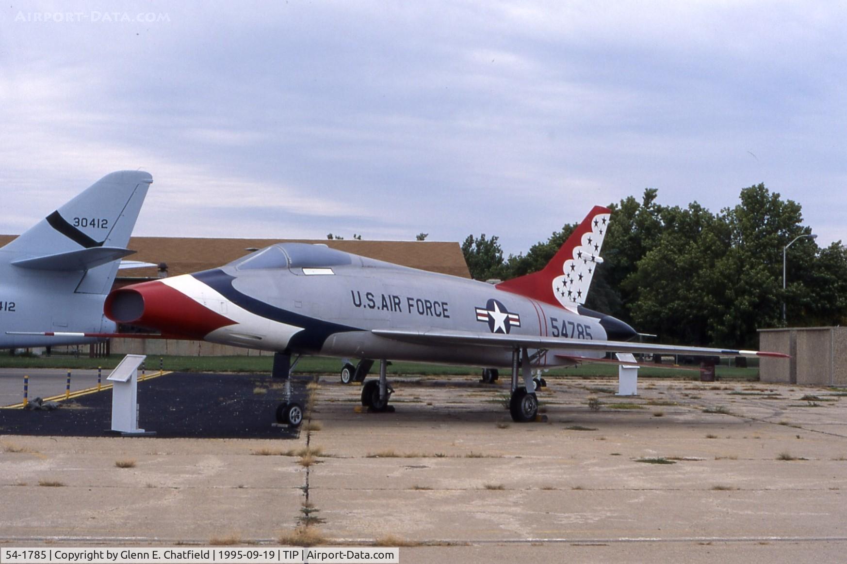 54-1785, 1955 North American F-100C Super Sabre C/N 217-46, F-100C at the Octave Chanute Aviation Center