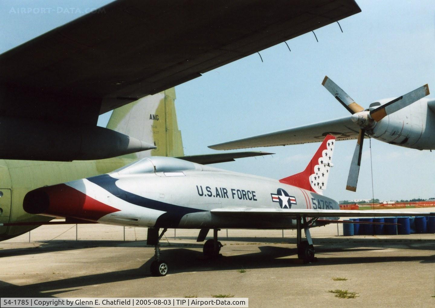 54-1785, 1955 North American F-100C Super Sabre C/N 217-46, F-100C at the Octave Chanute Aviation Center