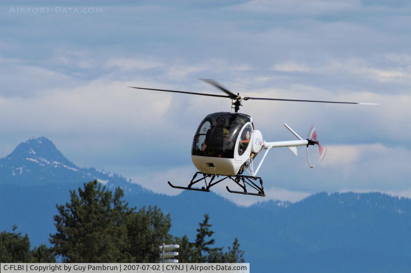 C-FLBI, 2006 Schweizer 269C-1 C/N 0264, Coming in for some fuel