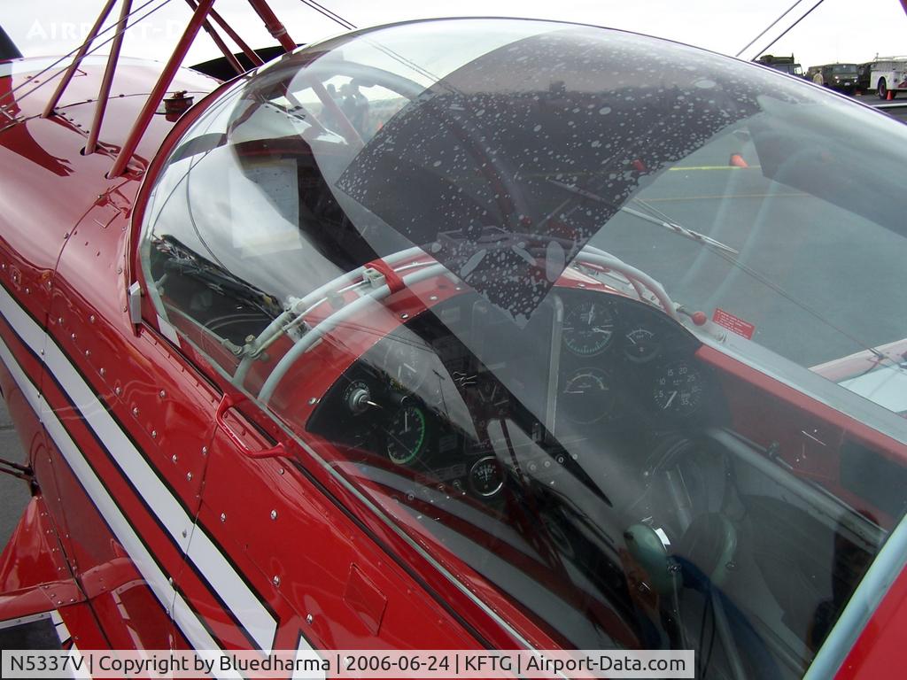 N5337V, Christen Pitts S-2B Special C/N 5074, Port Cockpit View