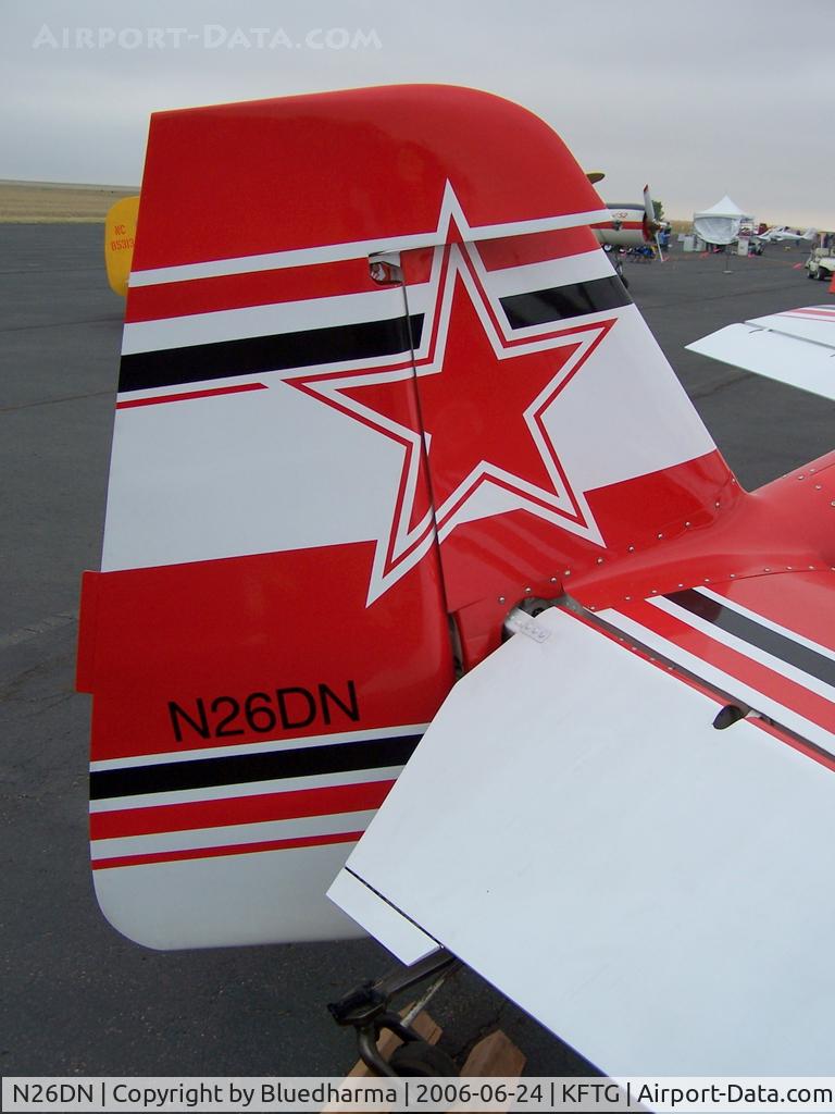 N26DN, 1991 Sukhoi Su-26MX C/N 5202, Tail Detail