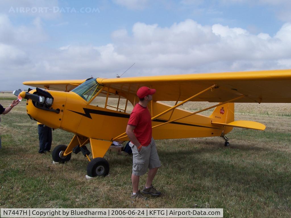 N7447H, 1946 Piper J3C-65 Cub Cub C/N 20712, Side Profile