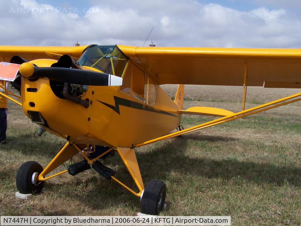 N7447H, 1946 Piper J3C-65 Cub Cub C/N 20712, Port Front View