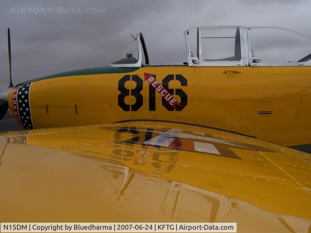 N15DM, 1955 Beech A45 C/N G-702, Port Side Wing Detail