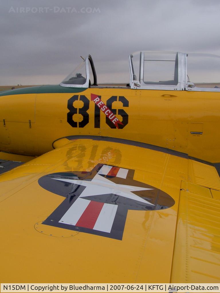 N15DM, 1955 Beech A45 C/N G-702, Port Side Wing