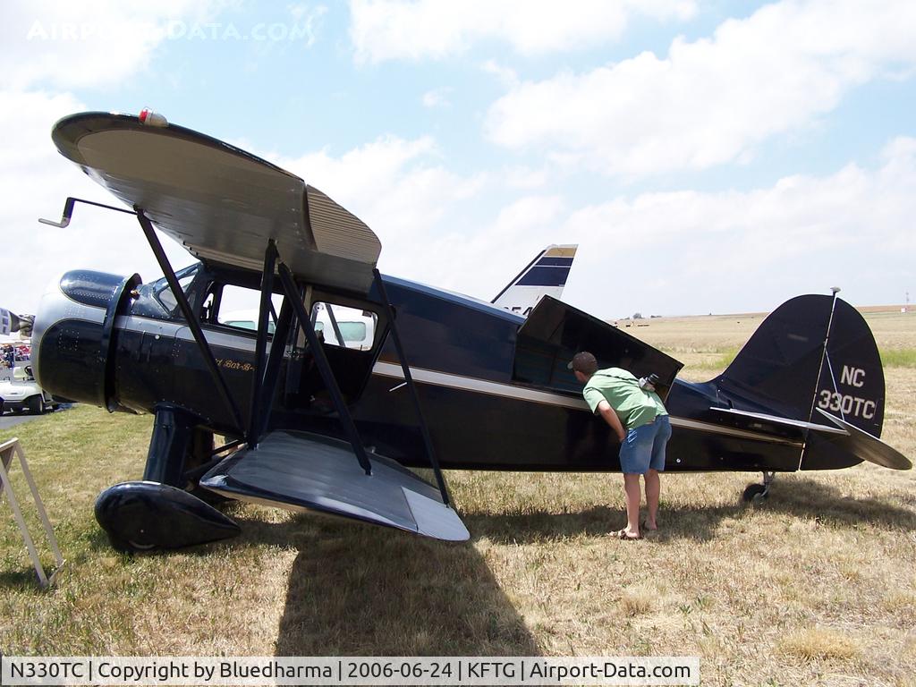 N330TC, 1937 Waco ZKS-6 C/N 4524, Old Bar-B-Q Side View