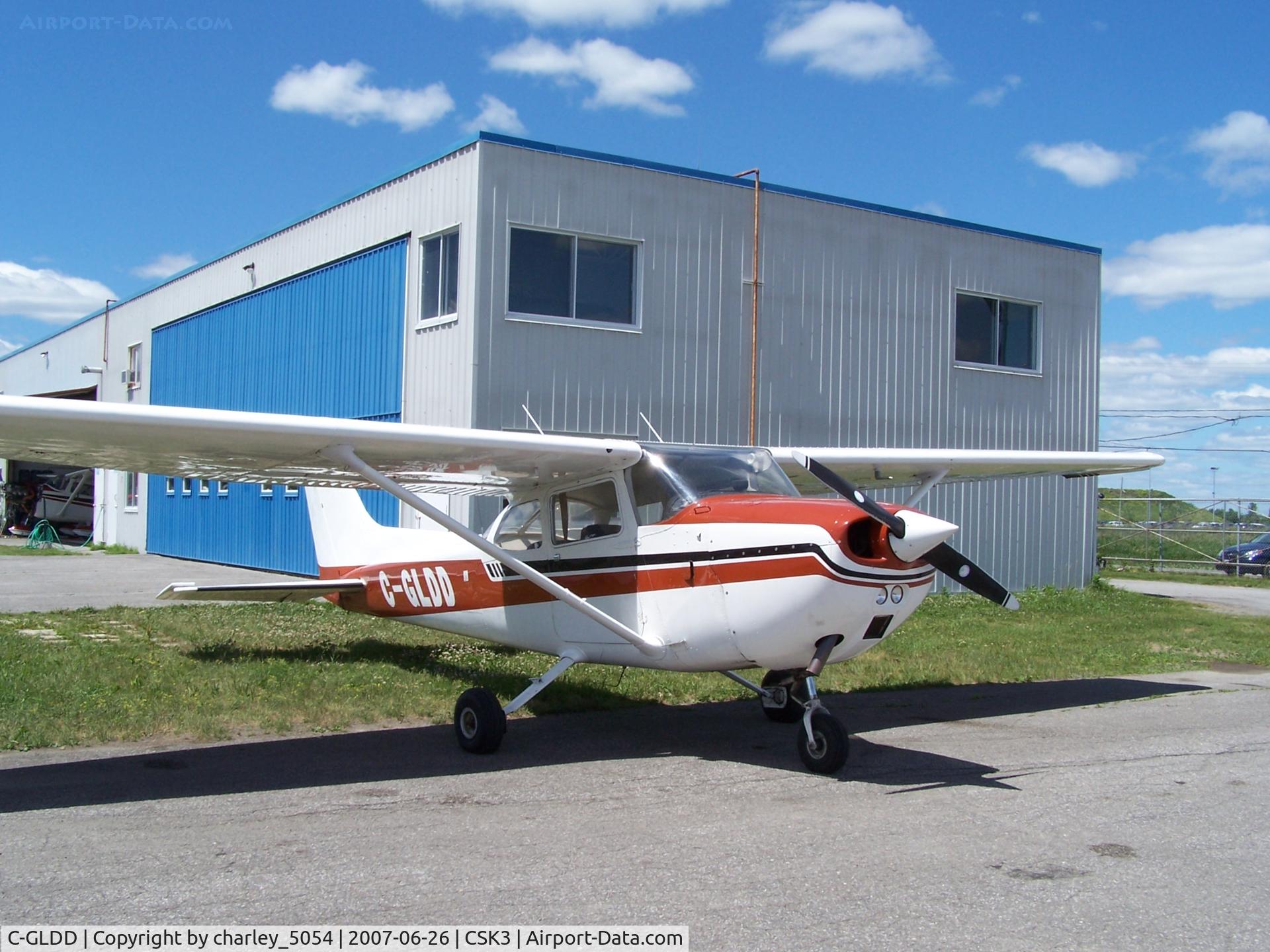 C-GLDD, 1974 Cessna 172M C/N 17263868, Our Aircraft parked in CSK3