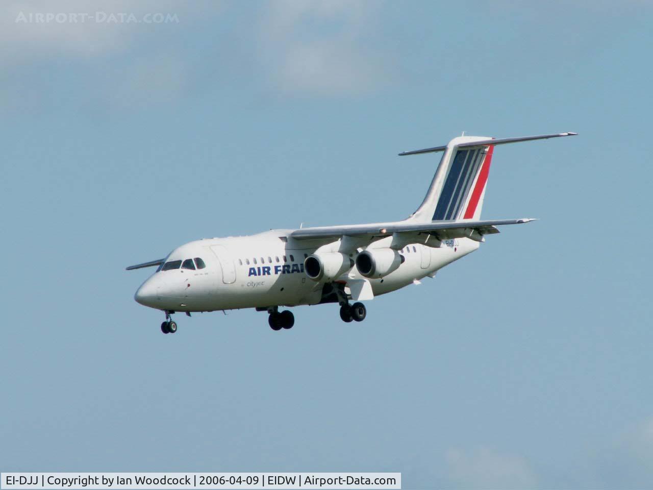 EI-DJJ, 1985 British Aerospace BAe.146-200 C/N E2040, BAe 146-200/Cityjet (Air France Colours) Dublin