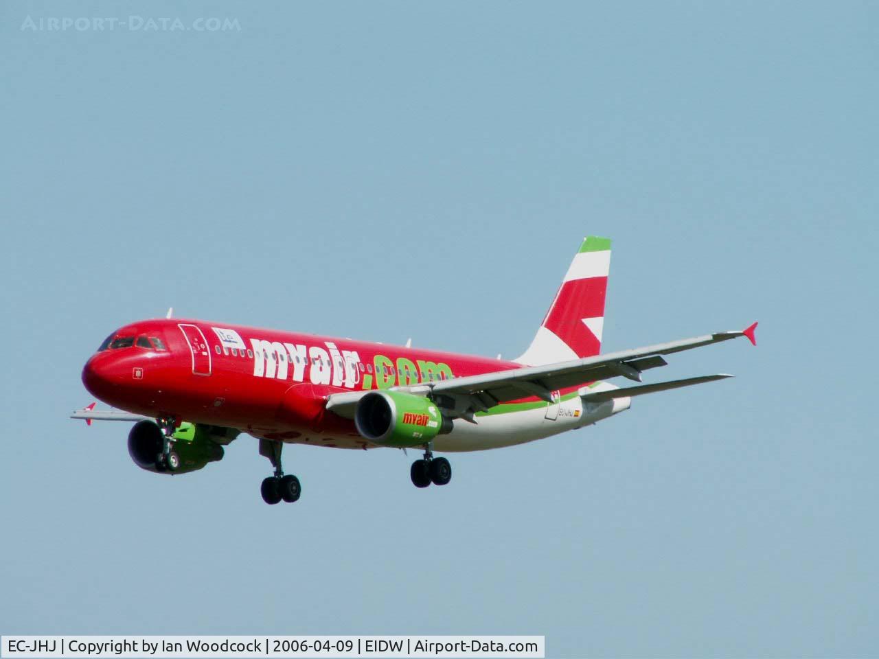 EC-JHJ, 2002 Airbus A320-214 C/N 1775, A320-214/MyAir/Dublin
