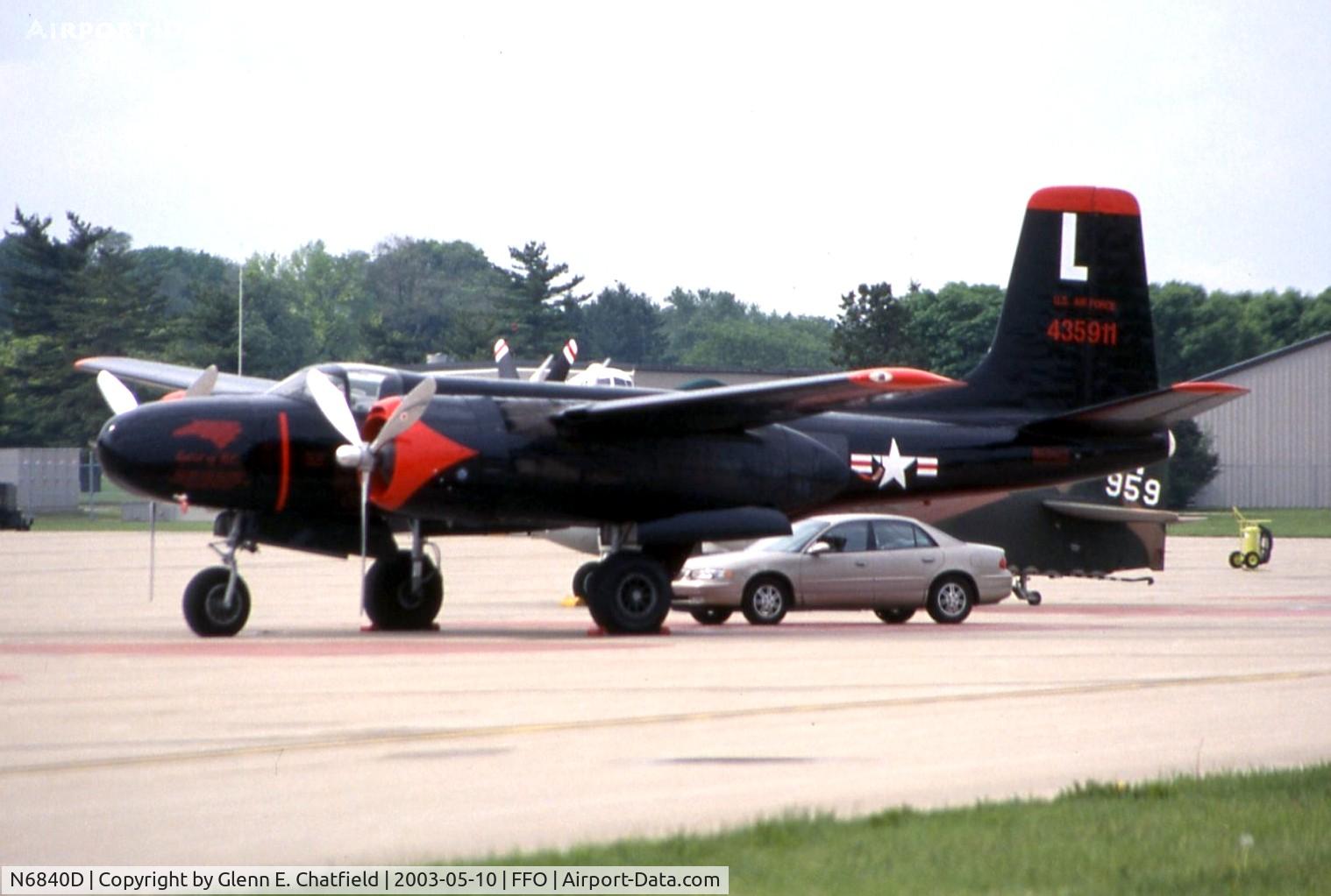 N6840D, 1945 Douglas A-26C Invader C/N 29190, At the 100th Anniversary of Flight celebration