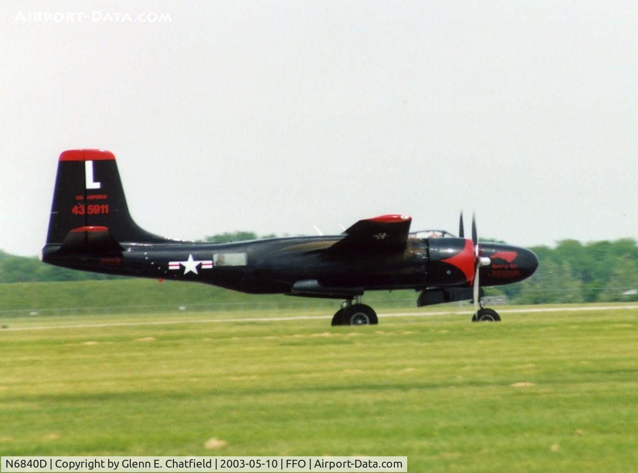 N6840D, 1945 Douglas A-26C Invader C/N 29190, At the 100th Anniversary of Flight celebration