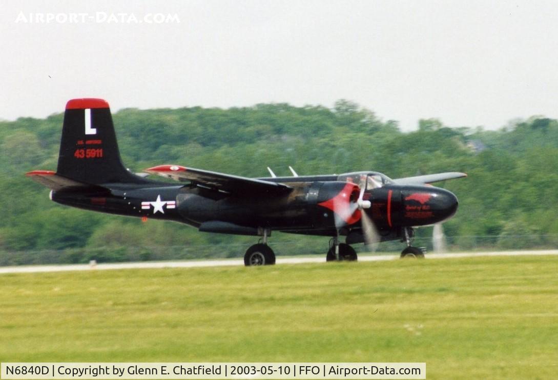 N6840D, 1945 Douglas A-26C Invader C/N 29190, At the 100th Anniversary of Flight celebration