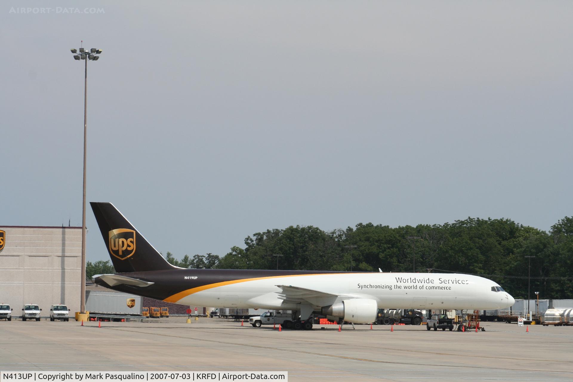 N413UP, 1988 Boeing 757-24APF C/N 23853, Boeing 757-200F