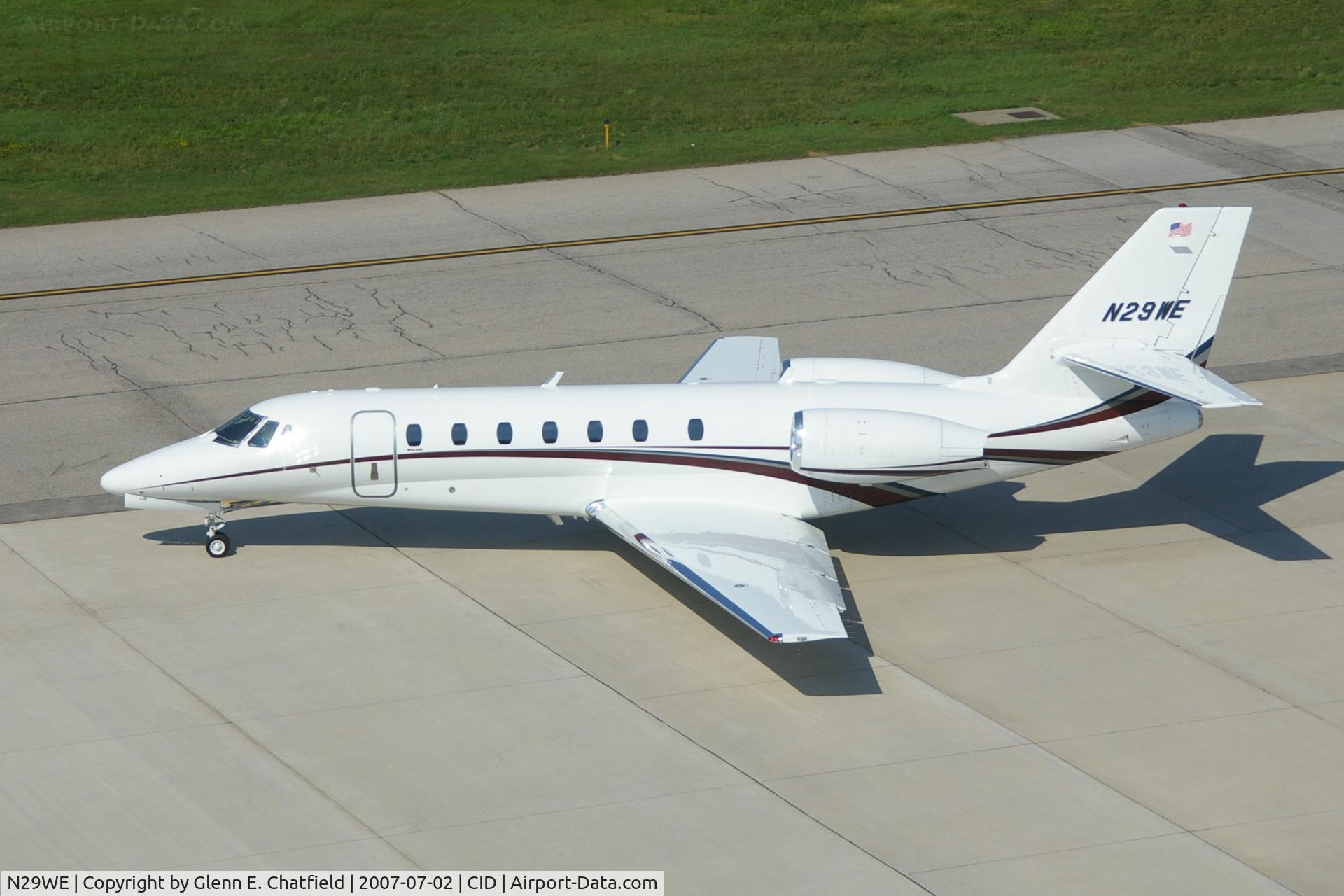 N29WE, 2005 Cessna 680 Citation Sovereign C/N 680-0042, Taxiing out for departure.