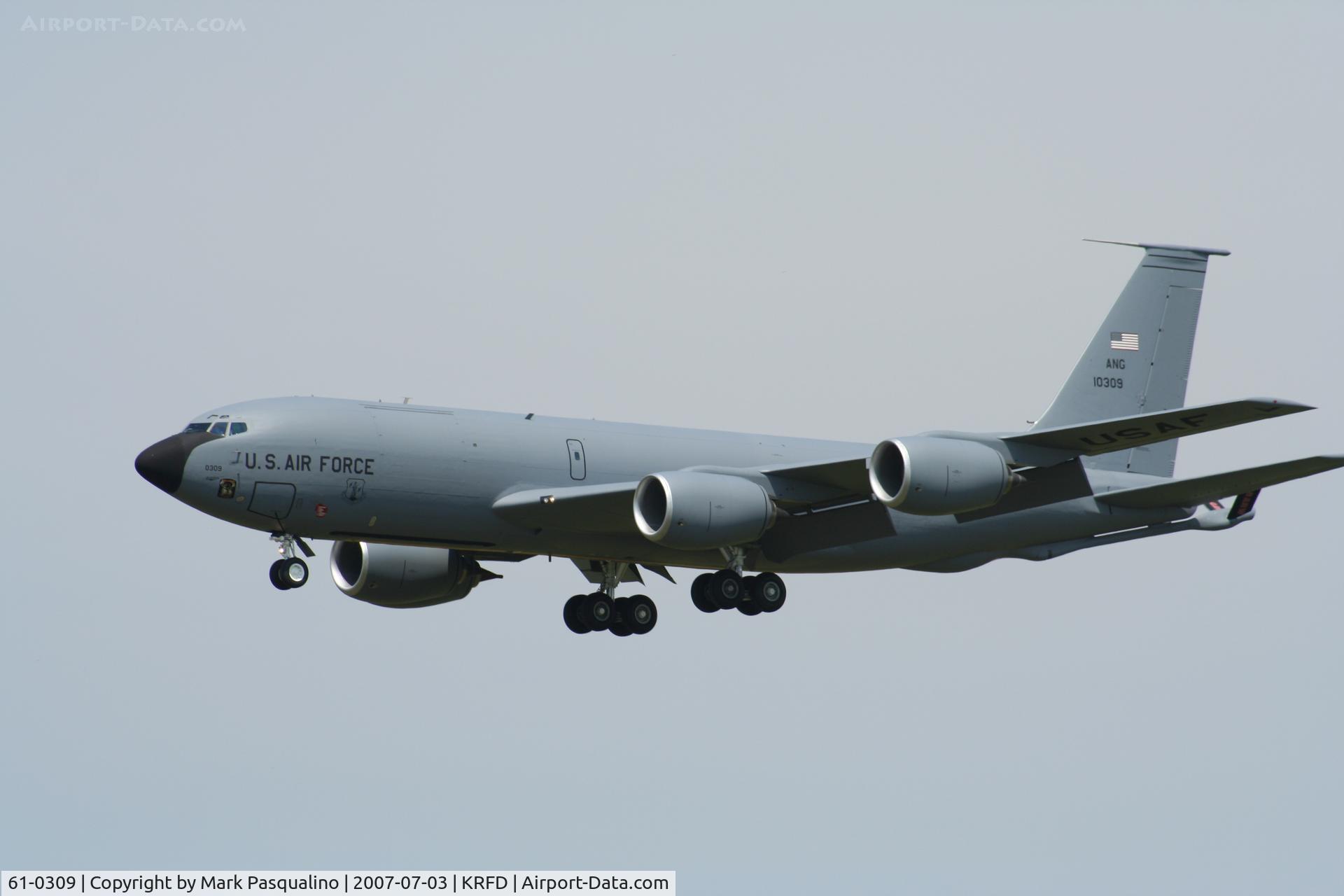 61-0309, 1961 Boeing KC-135R Stratotanker C/N 18216, Boeing KC-135