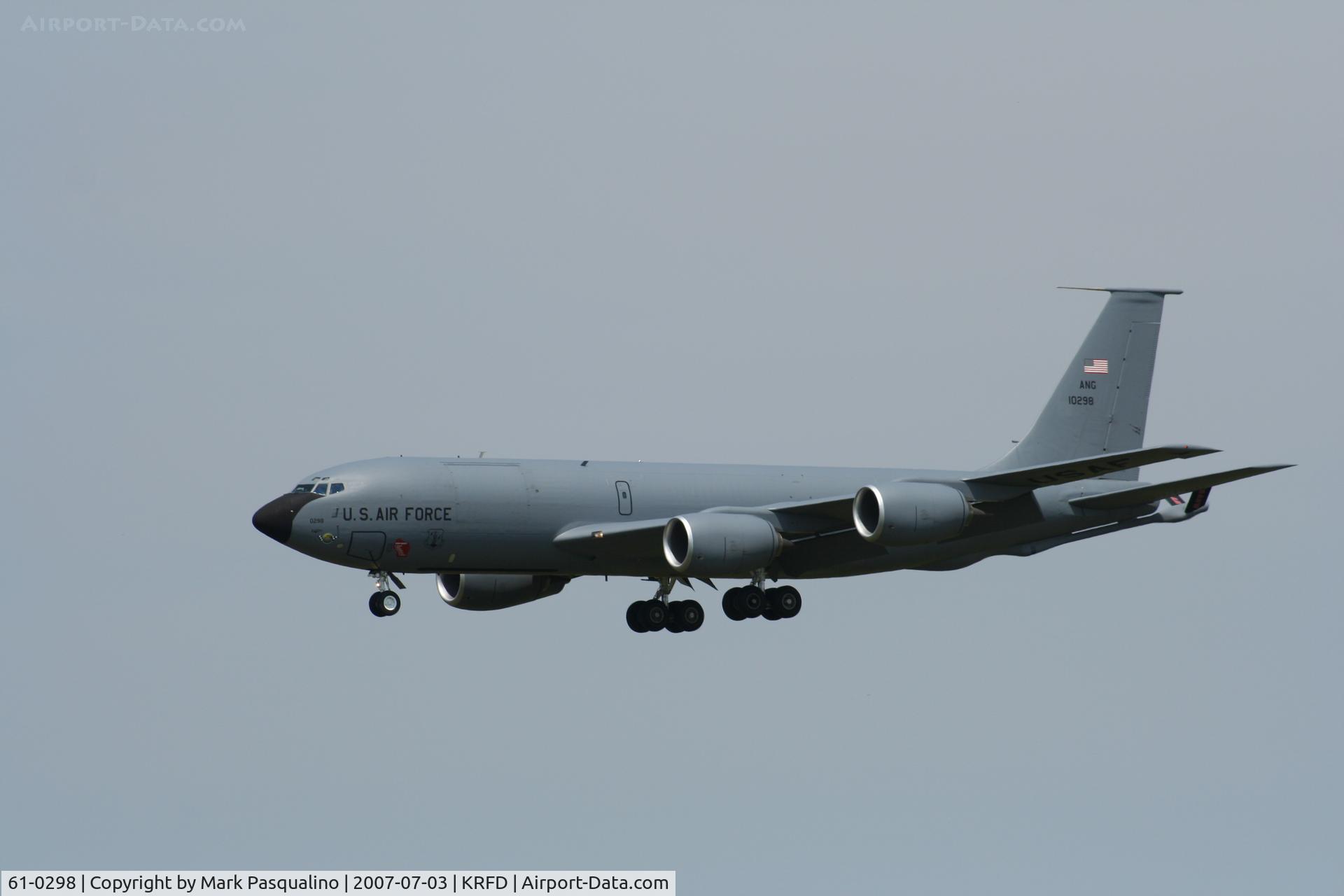 61-0298, 1961 Boeing KC-135R Stratotanker C/N 18205, Boeing KC-135