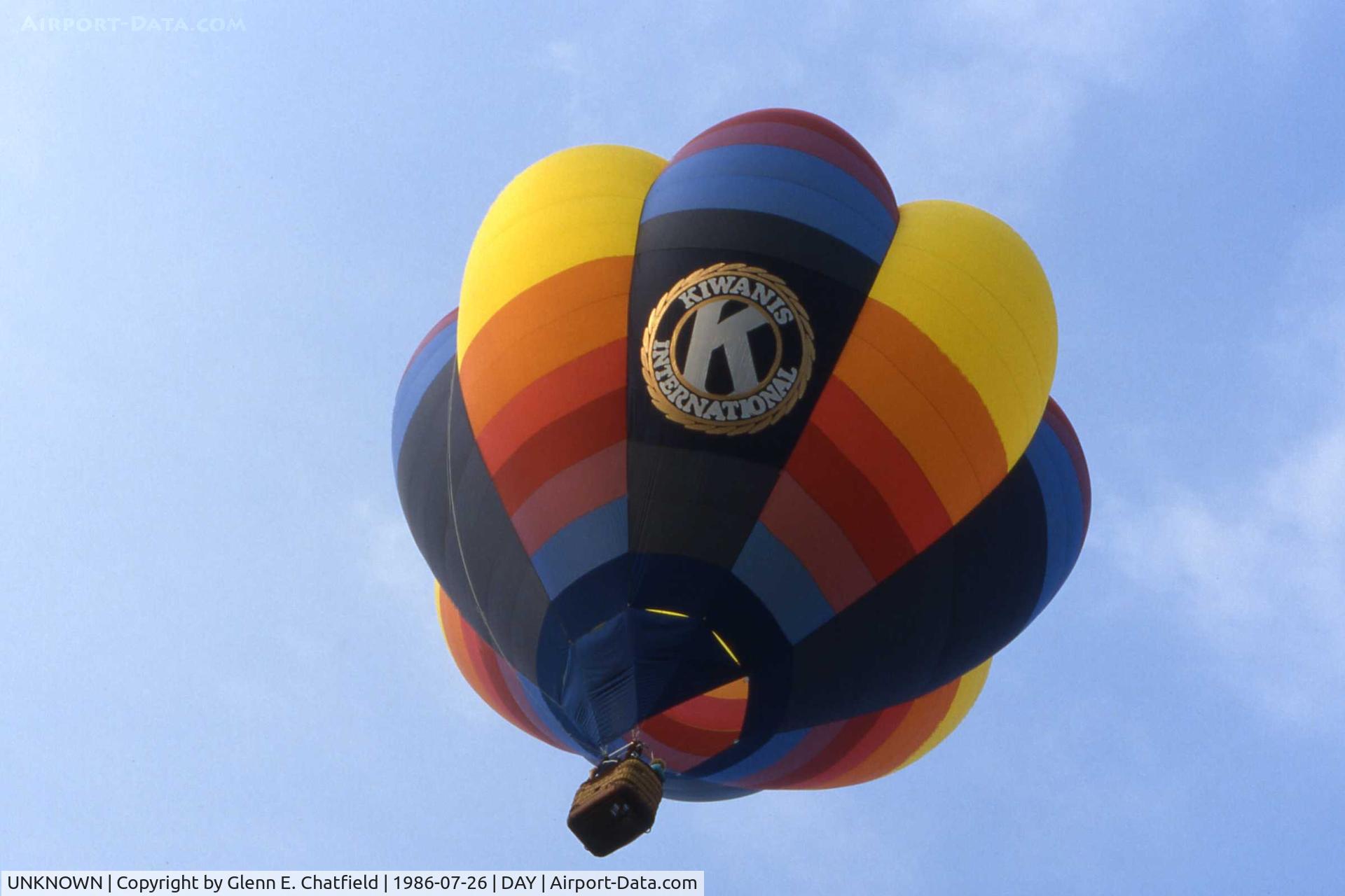 UNKNOWN, , Balloon flight in the morning at the Dayton Air Show - Kiwanis Clubs