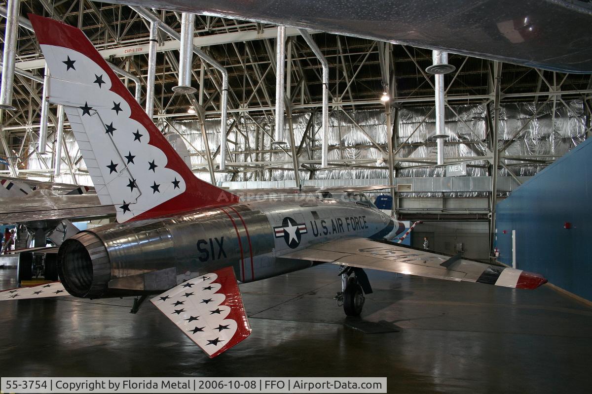 55-3754, 1956 North American F-100D Super Sabre C/N 223-436, F-100