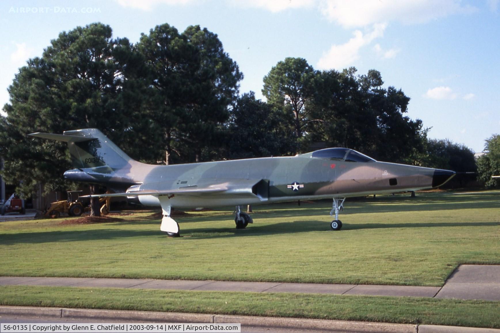 56-0135, 1956 McDonnell RF-101C Voodoo C/N 395, RF-101C at the air park