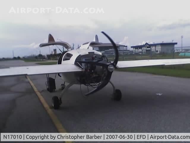 N17010, Velocity Velocity SE C/N 001, Velocity SE/FG Rotary powered. Houston, TX