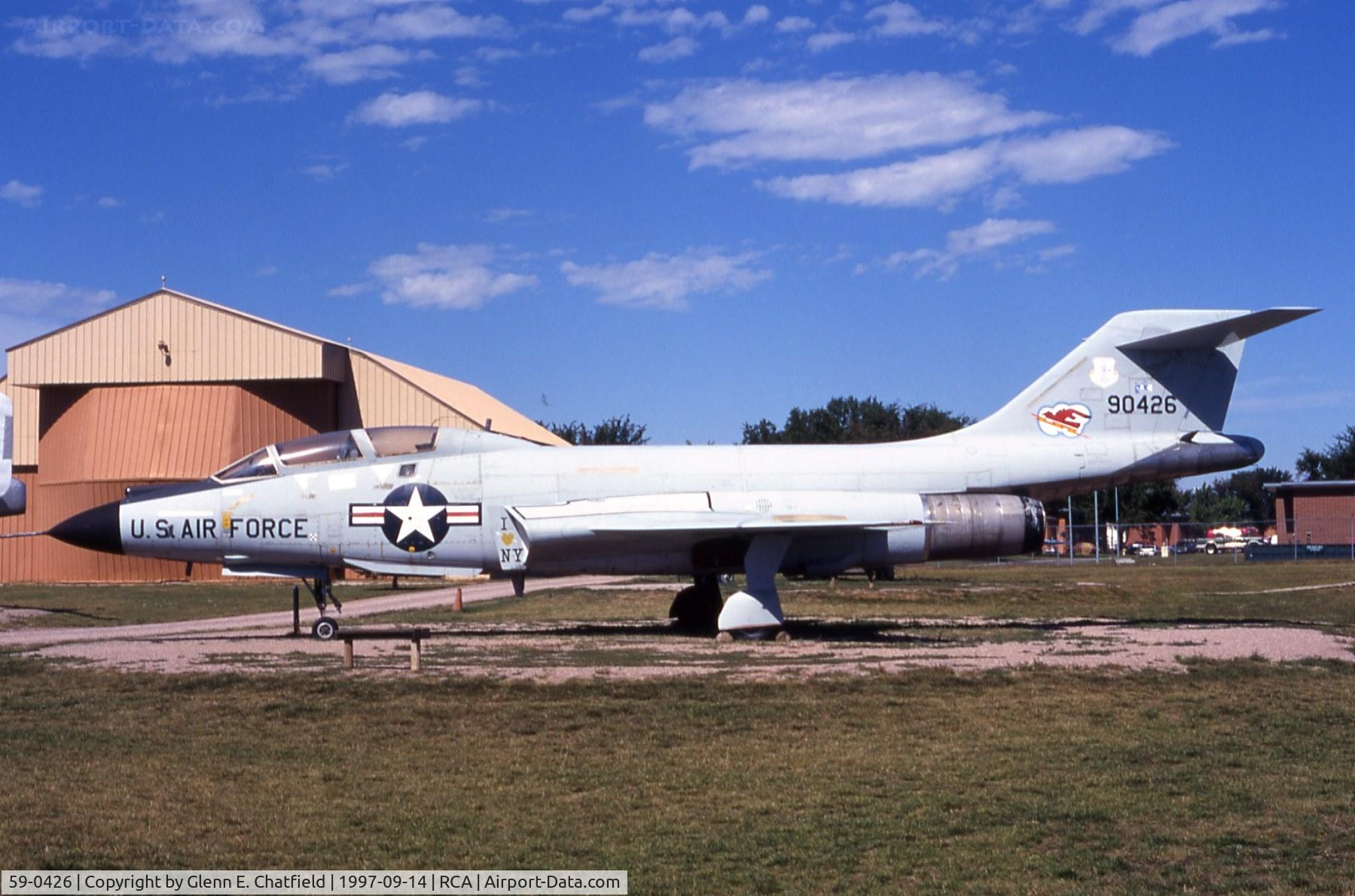 59-0426, 1959 McDonnell F-101B-115-MC Voodoo C/N 750, F-101B at the South Dakota Air & Space Museum