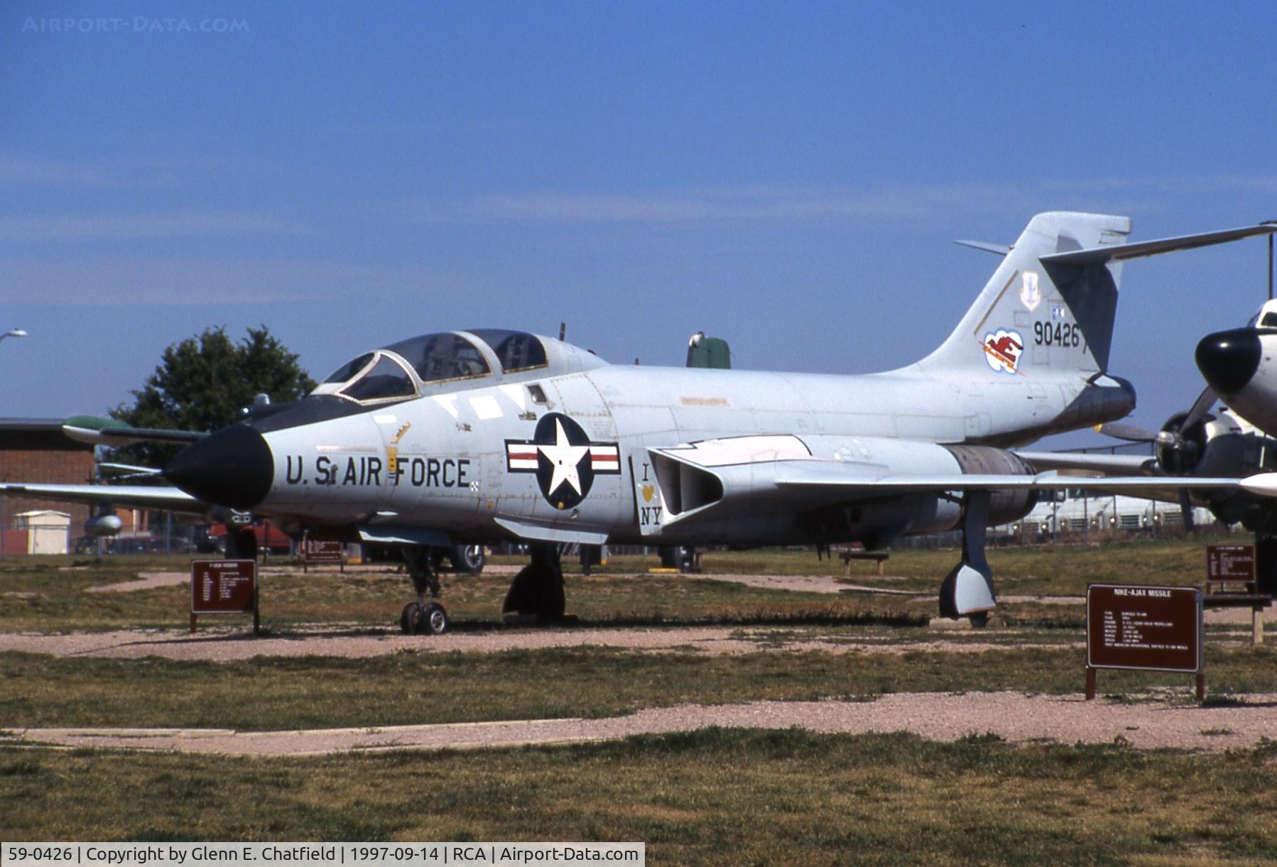 59-0426, 1959 McDonnell F-101B-115-MC Voodoo C/N 750, F-101B at the South Dakota Air & Space Museum