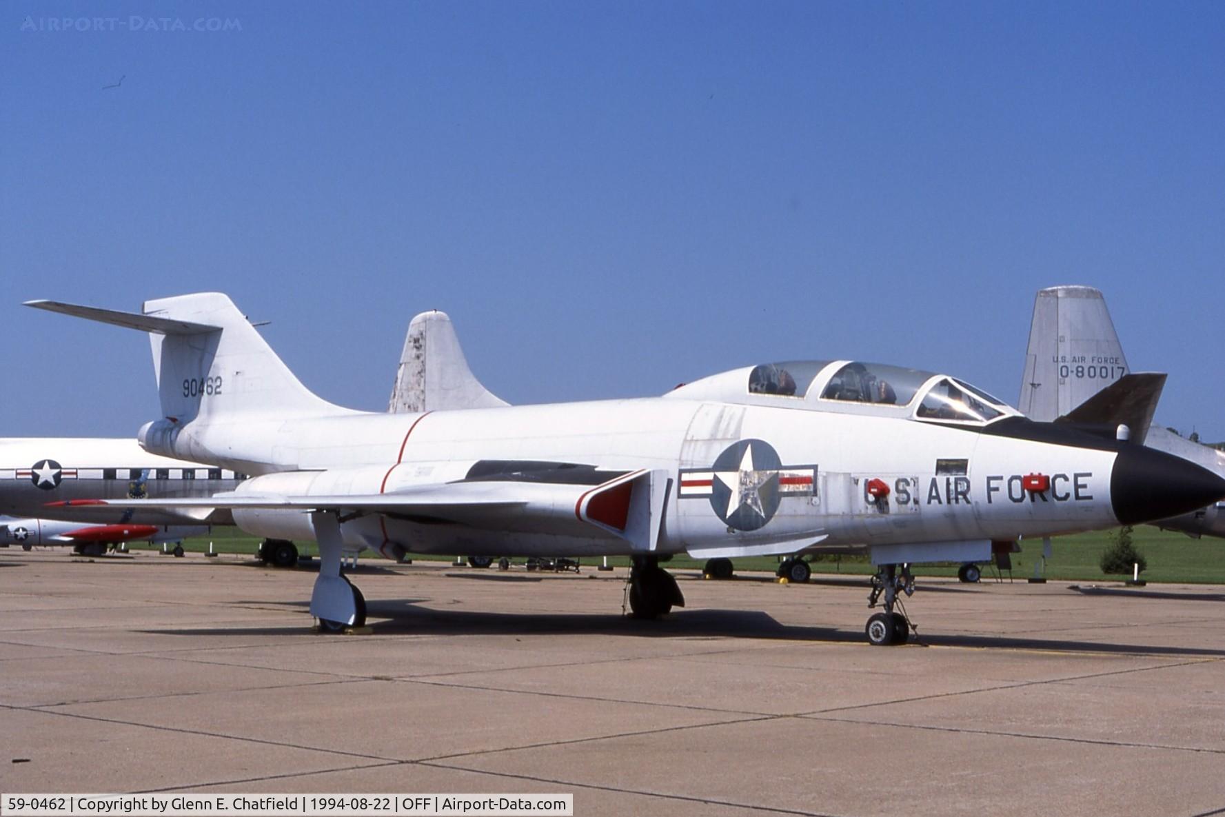 59-0462, 1959 McDonnell F-101B-120-MC Voodoo C/N 786, F-101B at the old Strategic Air Command Museum