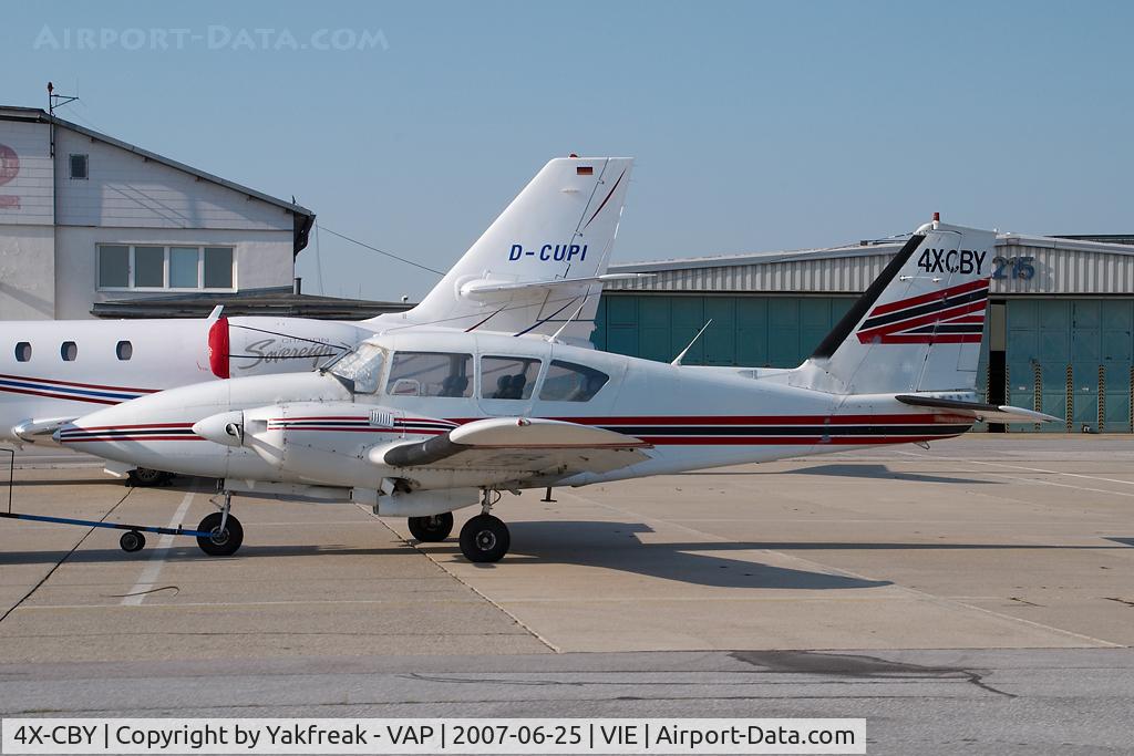 4X-CBY, Piper PA-23-250 Aztec F C/N 27-7304990, Piper 23 Aztec