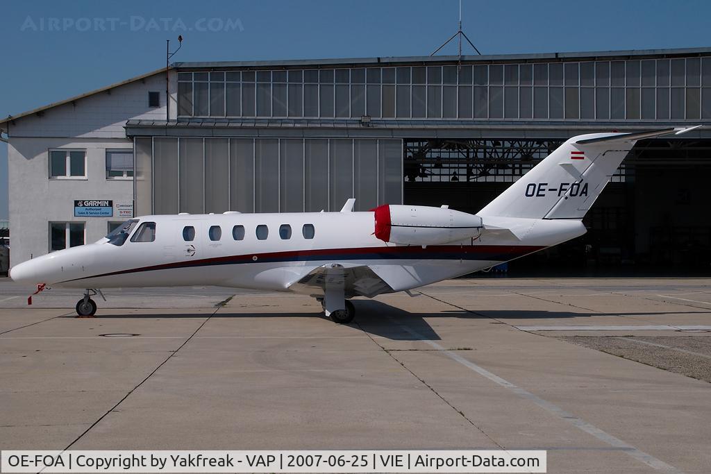 OE-FOA, 2007 Cessna 525A CitationJet CJ2+ C/N 525A-0354, Viennajet Cessna 525A Citatiojet 2