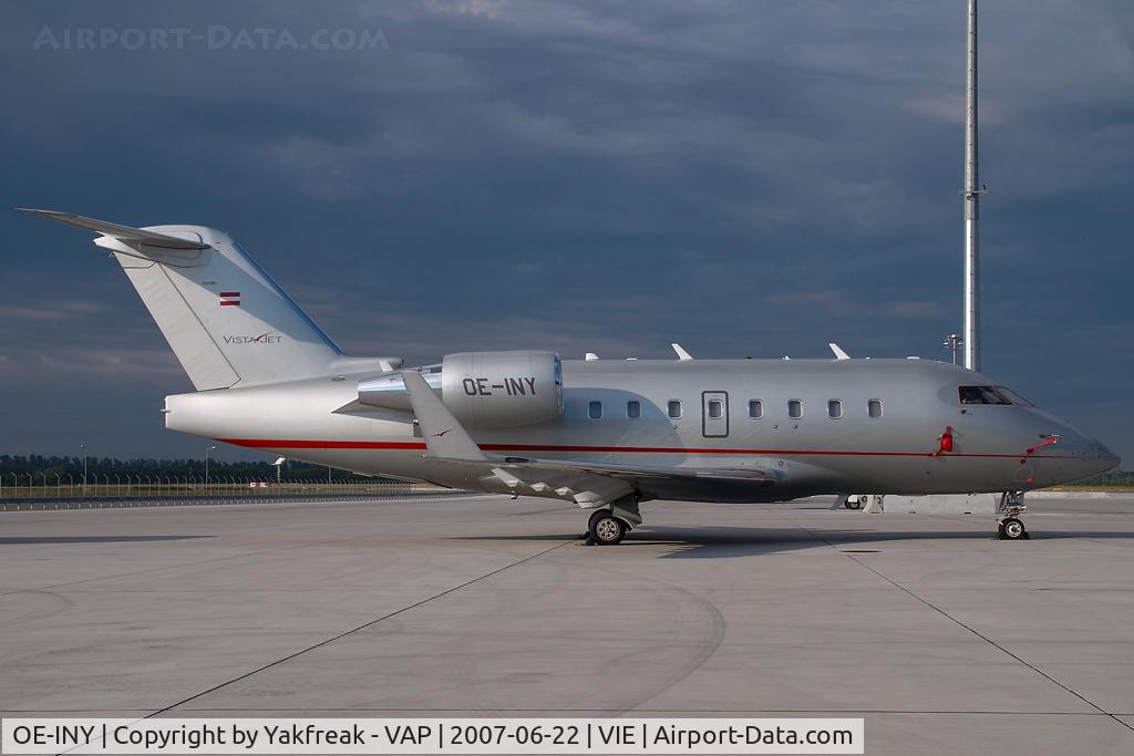 OE-INY, 2006 Bombardier Challenger 604 (CL-600-2B16) C/N 5644, Vistajet Challenger
