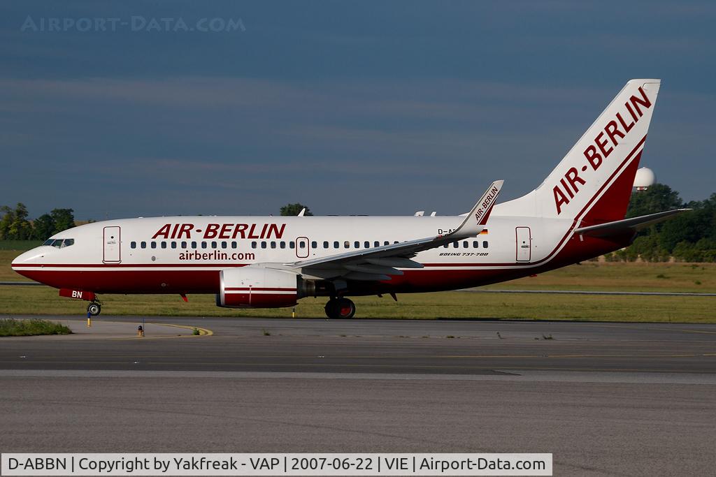 D-ABBN, 2004 Boeing 737-76Q C/N 30293, Air Berlin Boeing 737-700