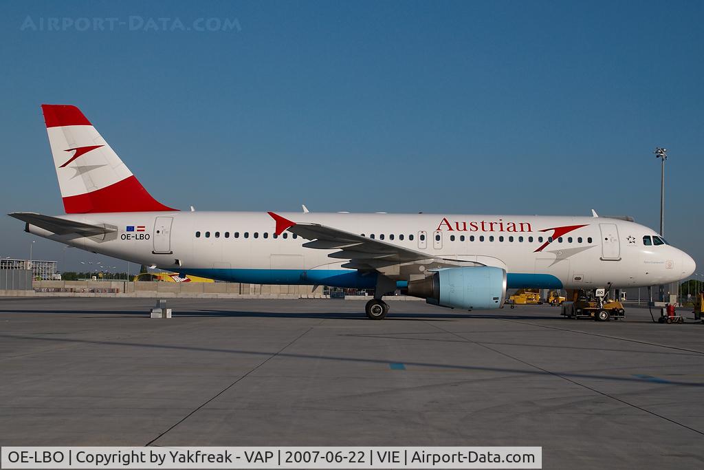 OE-LBO, 1998 Airbus A320-214 C/N 776, Austrian Airlines AIrbus 320