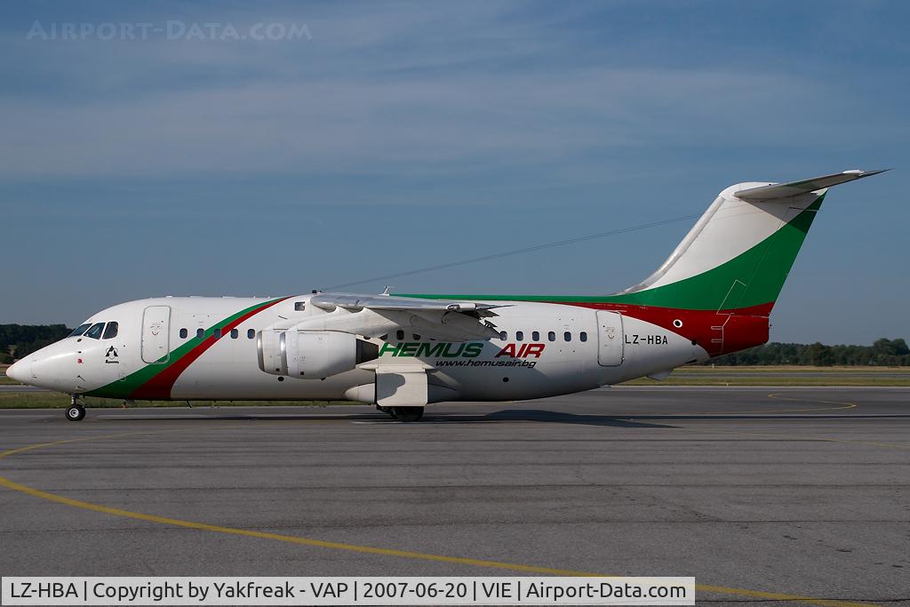 LZ-HBA, 1987 British Aerospace BAe.146-200A C/N E2072, Hemus Air BAe146