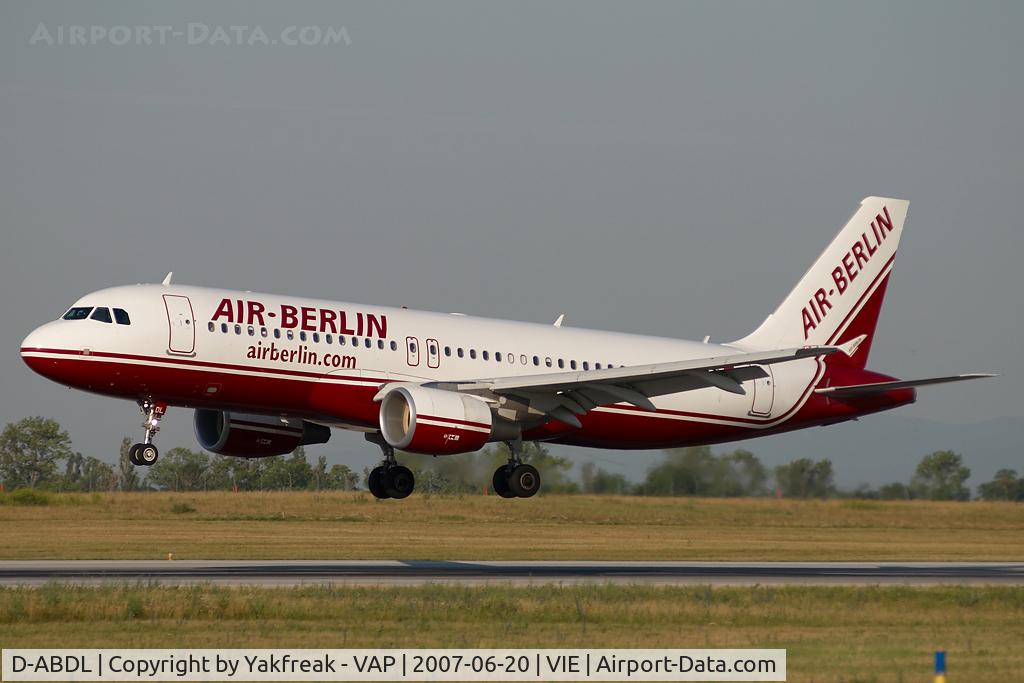 D-ABDL, 2006 Airbus A320-214 C/N 2991, Air Berlin Airbus 320